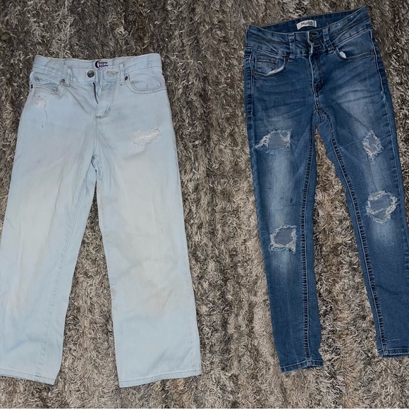 Girl jeans a size 10 Old Navy, Mudd and Sugar & Jade Good Condition. - Picture 4 of 11